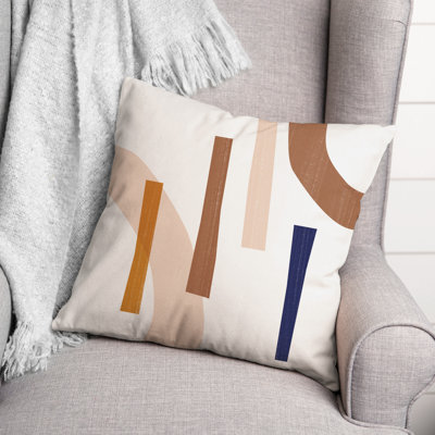Coussin décoratif d'automne Fall Arches And Lines