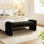Banc d'appoint rembourré Arlesia