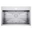 Évier de cuisine à montage sur plan 33 po x l 22 po avec crépine et grille
