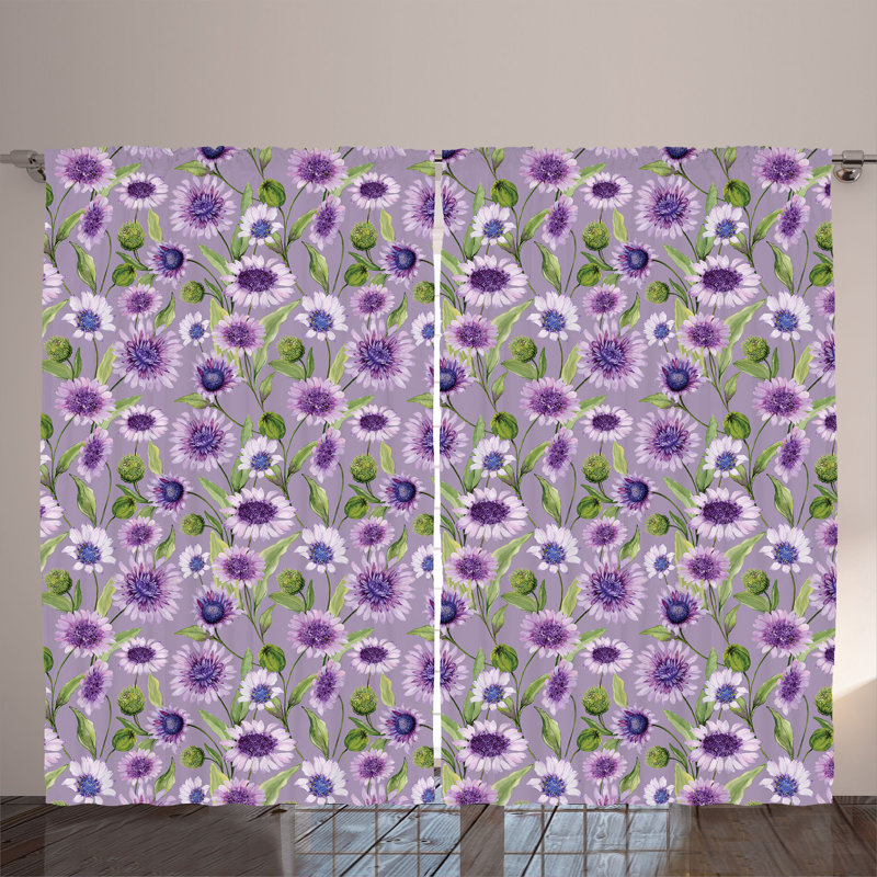 Semi Sheer Curtain Pair