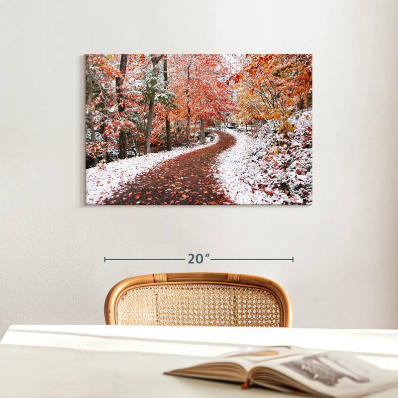 Alvord Autumn And Winter Forest, 16" H x 24" W