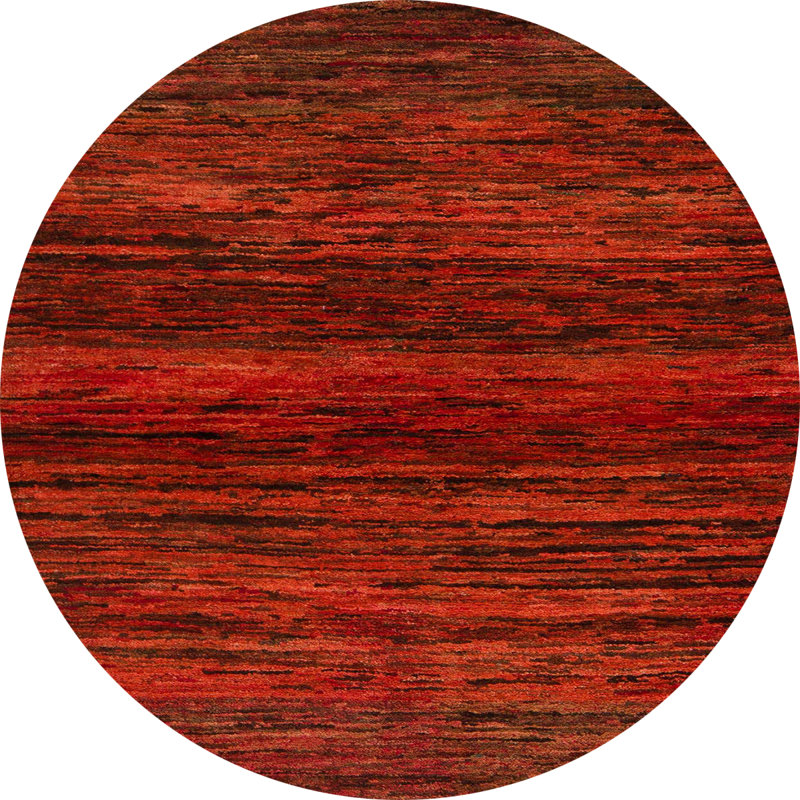 Abstract Indoor Rug, Round 6'