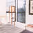 Maxwell 63 in. Traditional LED 3-Shelf Floor Lamp with Fabric Square Shade-2023371787