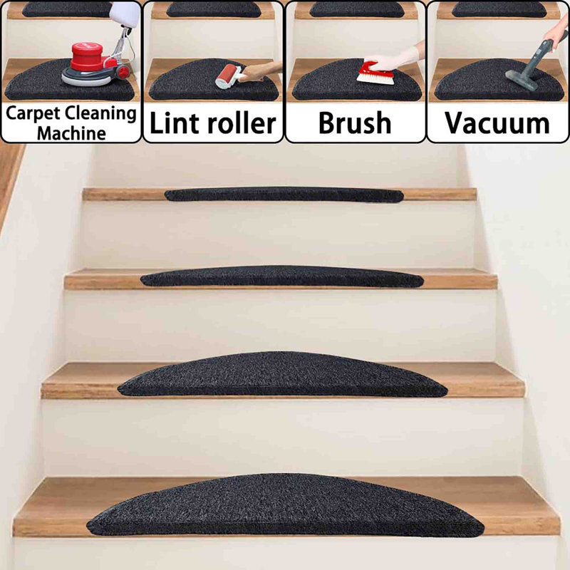 Non-Slip Stair Tread, Dark Grey