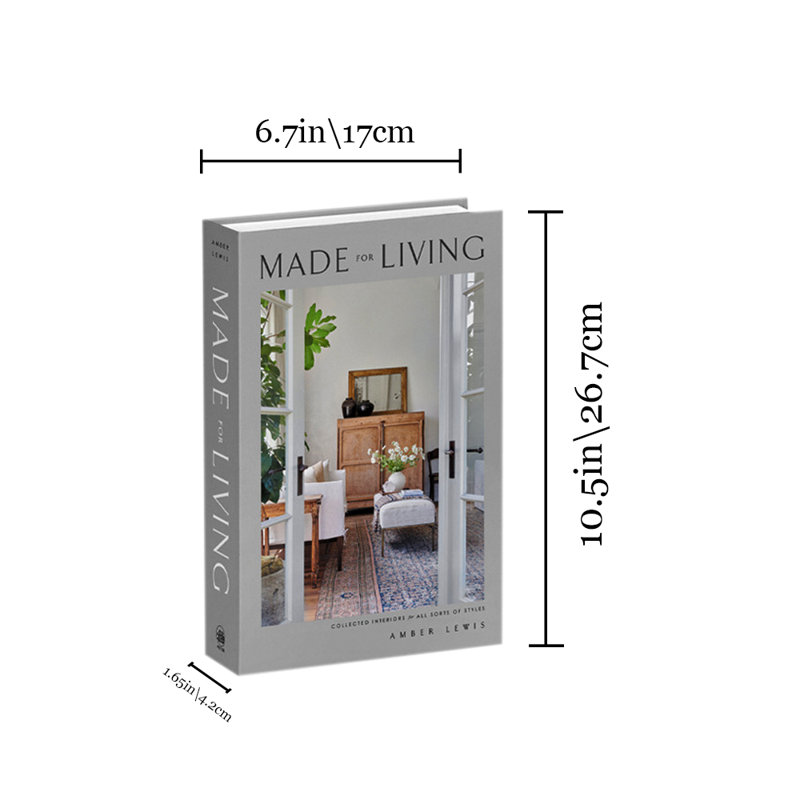 Set Of 3 Foldable Decorative Fake Books