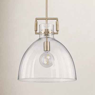 Miami Single Light Glass Dimmable Pendant