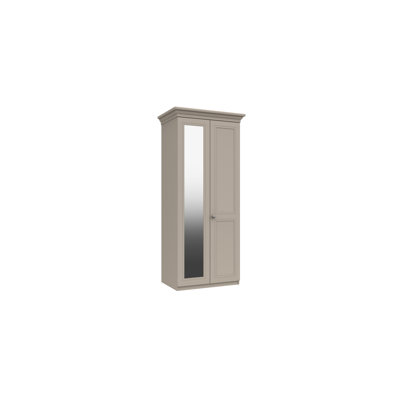 Wisbech 2 Door Manufactured Wood Wardrobe