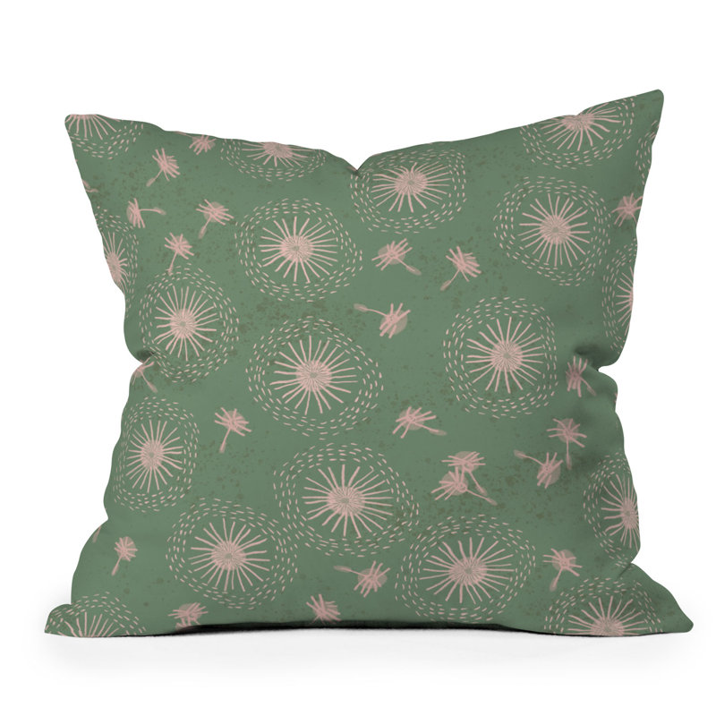  Coussin décoratif floral intérieur / extérieur réversible, H 26 po x l 26 po