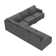 Canapé modulaire de coin modulaire en forme de L Anureet
