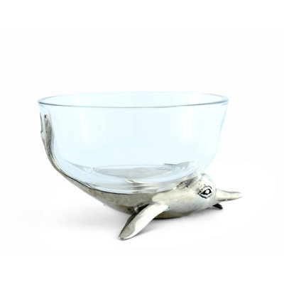 Sea And Shore Glass Dessert Bowl
