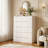 6-Drawer Tall Dresser, Modern Wood Chest with Smooth Metal Rails & Micro-Tapered Design for Anti-Tip Stability – Perfect for Bedroom, Hallway, or Living Room-1895972763
