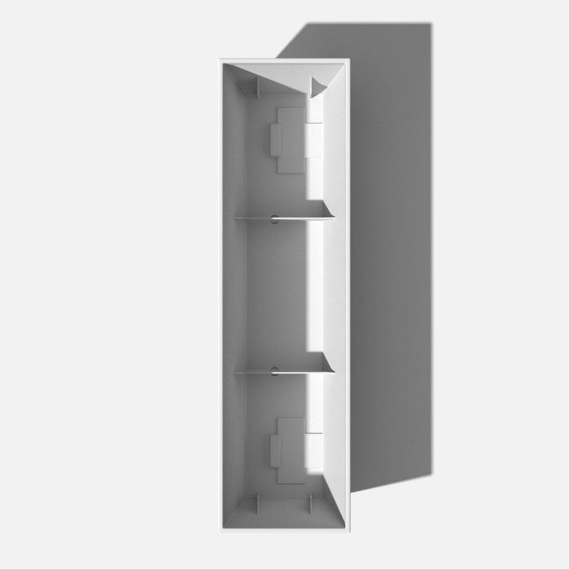 Boîte à fleurs Pure Series, H 9 po x l 36 po x P 10 po, Ensemble de 2, Blanc