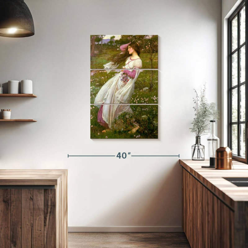 Leisha Windflowers, 38" H x 24" W