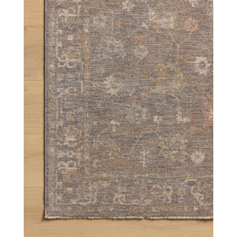 Chris Loves Julia x Loloi Louisa Stone / Multi Area Rug, Runner 2'7" x 12'