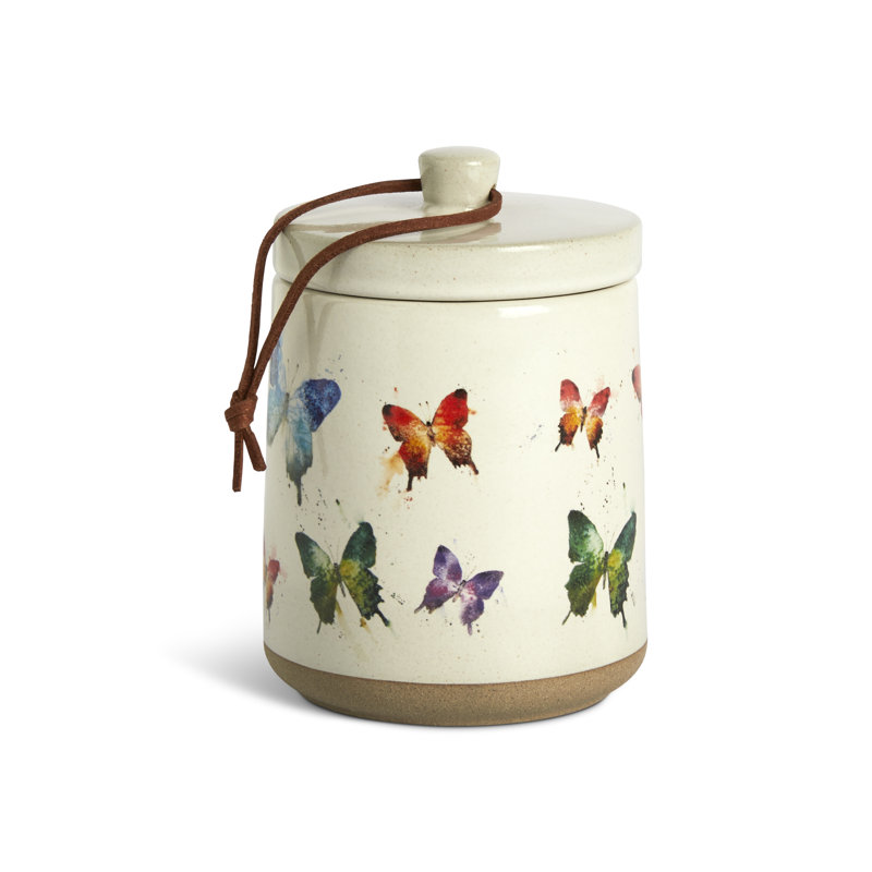 Butterfly Collection Kaleidoscope Candle With Lid - 7.5Oz