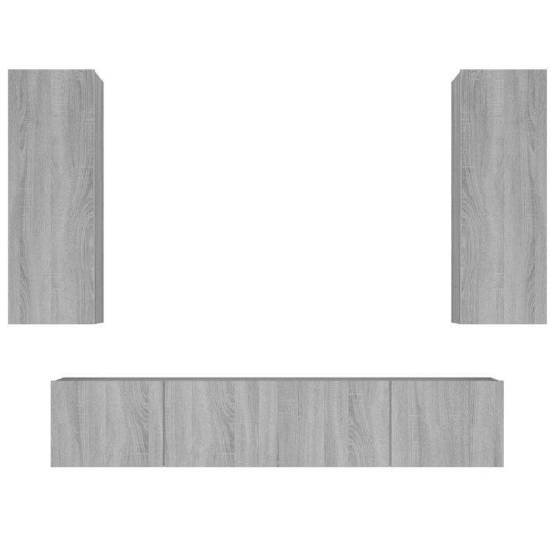 TV Stand for TVs up to 32", Grey Sonoma, 160cm