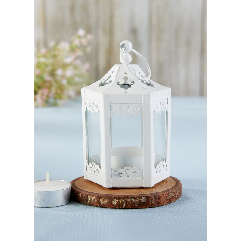 Tabletop Lantern, White