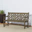 Outdoor Patio 5-Foot Hand-Scraped Wood Garden Bench