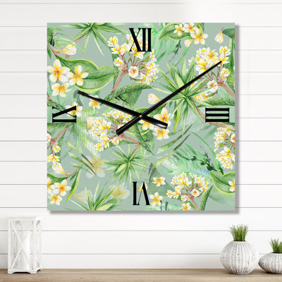 Horloge murale Tropical