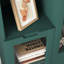 MDF Painted Cabinet With Glass Doors And Drawer-2085937332