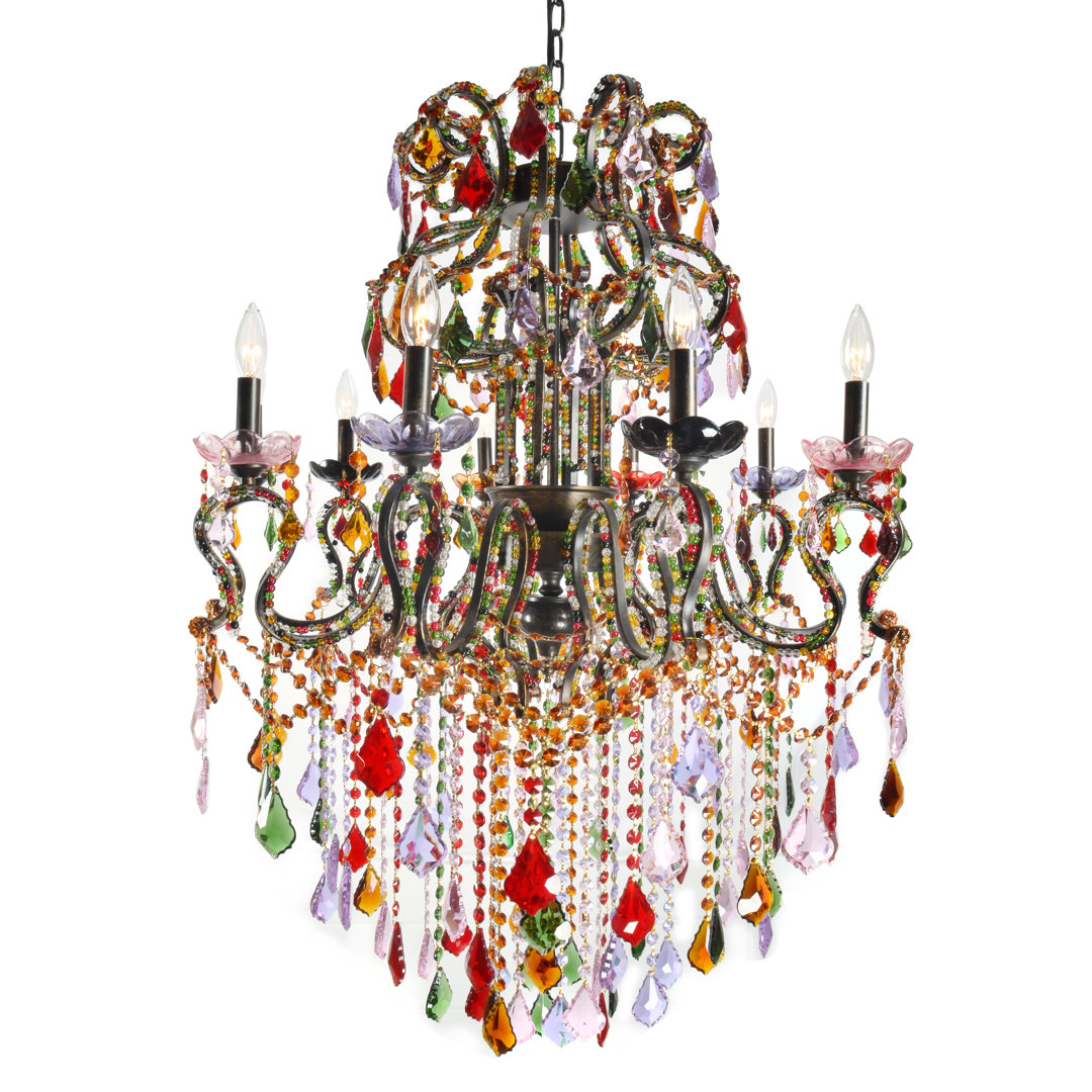 Grand Milano Chandelier Fleur De Lis Living