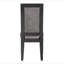 5 pièces Table ronde transitionnelle avec chaises rembourrées en polyuréthane Susan-119217014