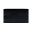 Table basse moderne et durable en MDF noir avec rangement ouvert pour le salon