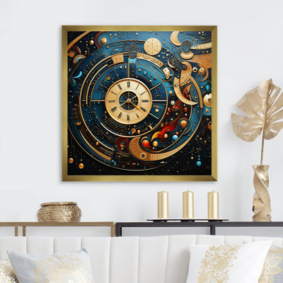 «Watch Mécanical Symphony Pointillism - Fashion», reproduction d'art sur toile