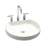 Above-counter vessel bathroom sink Ceramic Specialty Drop-In Bathroom Sink