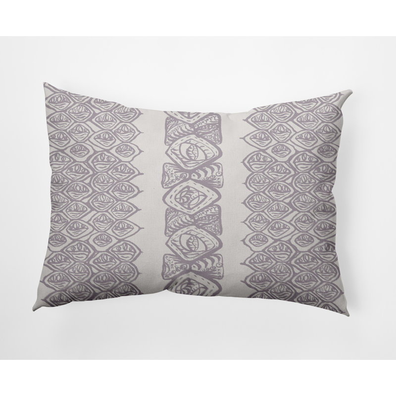 Housse de coussin carrée extérieure/insert, Lavande