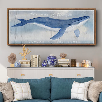 Voix de la mer - toile encadrée