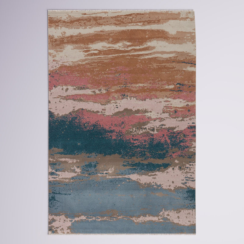 Altunay Abstract Indoor Rug, Rectangle 5' x 7'6"