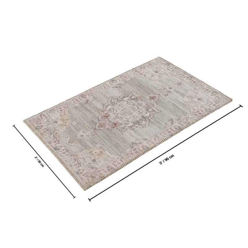 Tapis avec aspect fabriqué à la main - tapis de sol 100% polyester pour le salon, élégance intemporelle, résistant aux taches, décoration intérieure