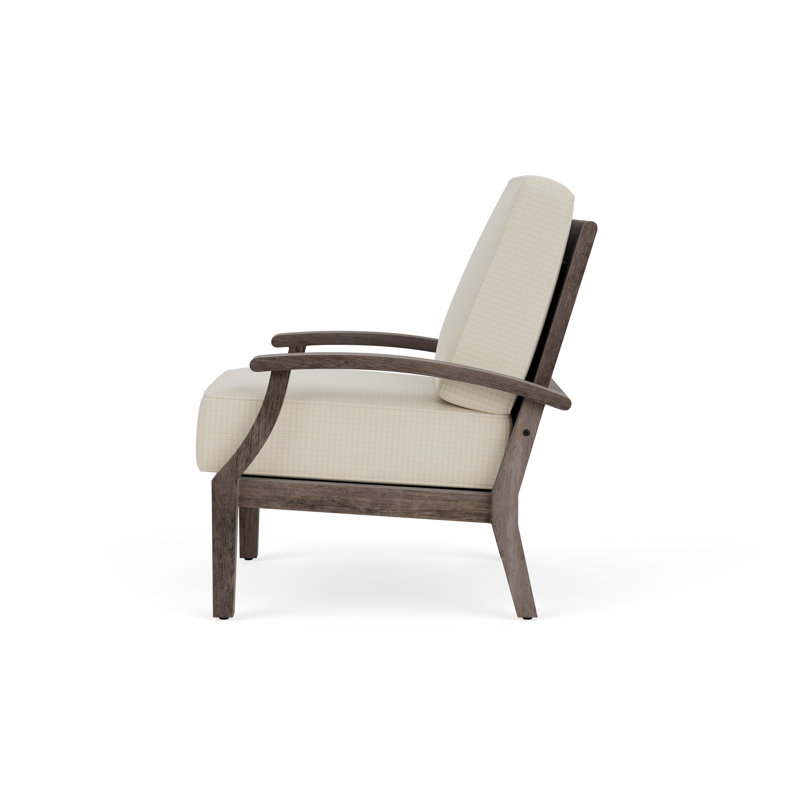 Frontier Outdoor Lounge Chair, Demo Stone, Charcoal