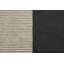 Light Between Wool Striped Area Rug in Charcoal/Ivory-74864940