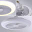 Mini ventilateur de plafond à douille fermée E26 de 11 pouces à 3 vitesses et 3 vitesses pour la petite cuisine