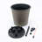 13 In.Gray Wicker Self-Watering Planter