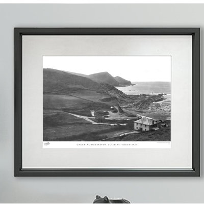 Crackington Haven, Looking South 1920 - Single Picture Frame Print