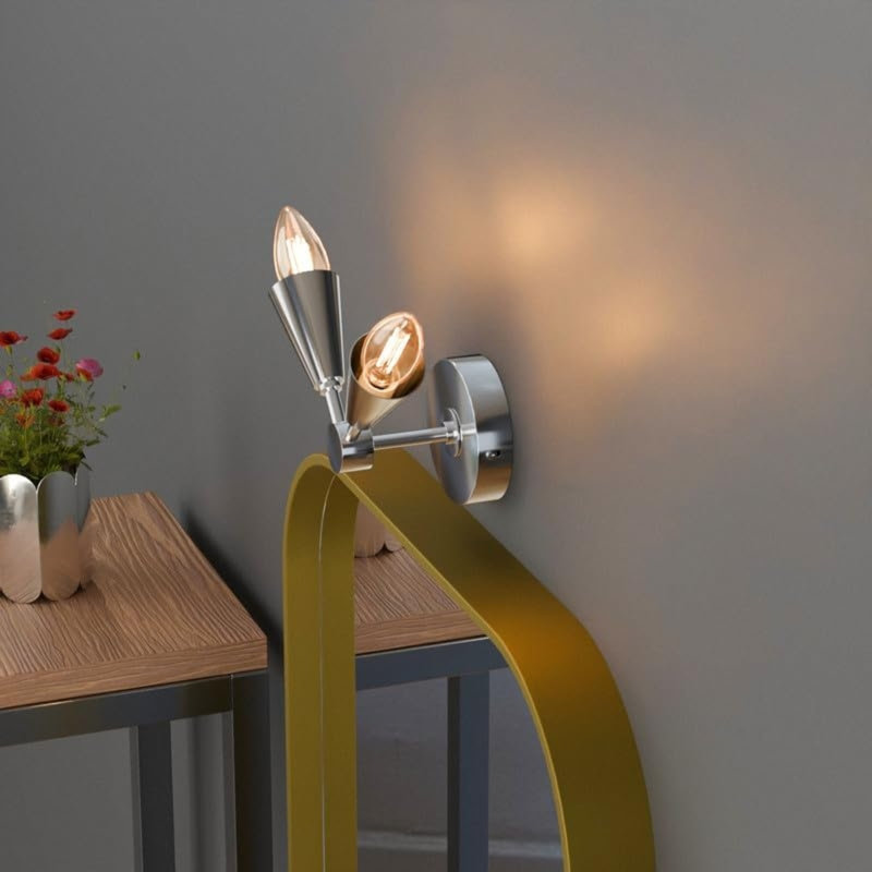 Bocchino Armed Sconce, Chrome