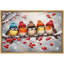 «Winter Birds», art de scène enneigée, impression sur toile-126032332-126032339
