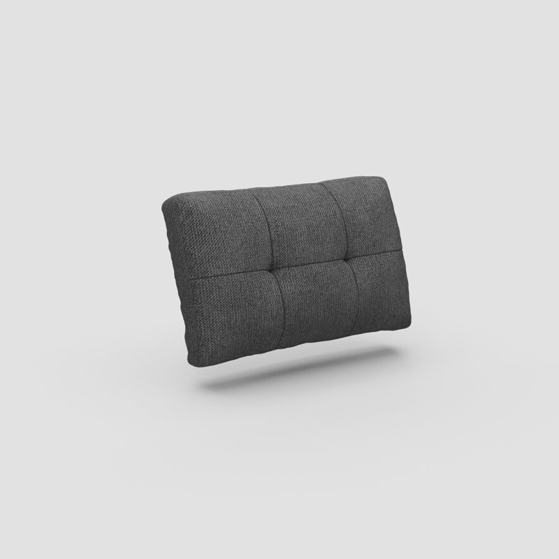 Single back pillow
