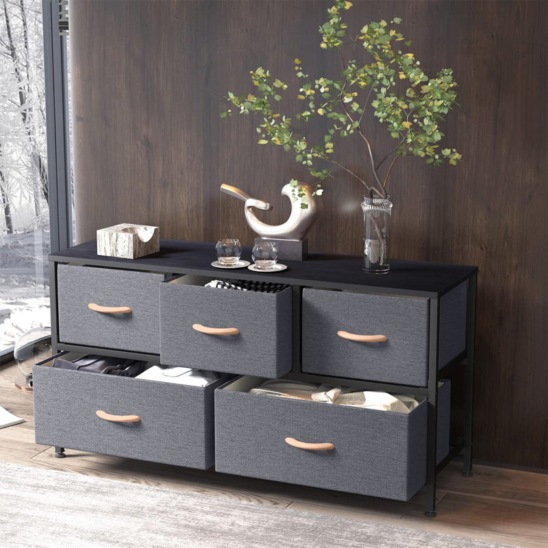 100 cm W Chest of 5 Drawers