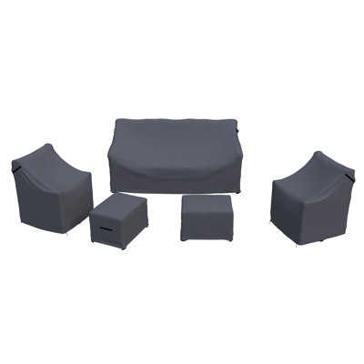Ashjian Wicker Patio Conversation Sets Group Sectional Seating Outdoor Furniture Covers by Latitude Run
