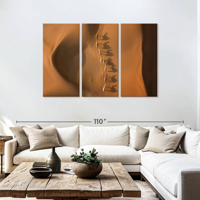 Alvord Desert Camel Shadows, 48" H x 74" W
