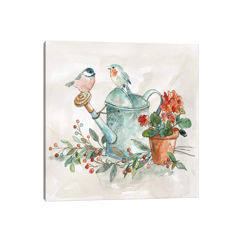 Garden Glimpse I by Carol Robinson - Wrapped Canvas Gallery-Wrapped Canvas Giclée, 93.98 cm H x 93.98 cm W