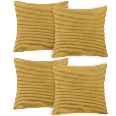 Striped Square Euro Cushion Cover