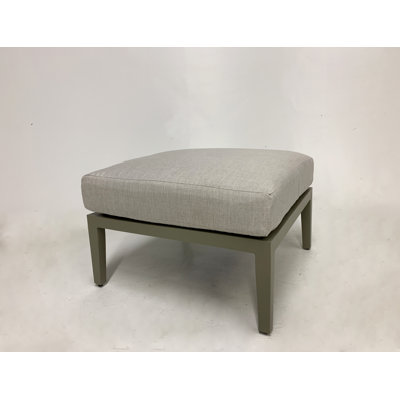 Repose-pieds extérieur avec coussin sunbrella Dunkelberger