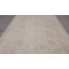 Tapis gris en laine noué à la main de conception unique 6 pi 11 po x 10 pi 1 po années 1960