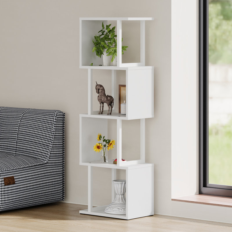 117cm H x 38cm W Bookcase, White