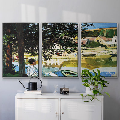 Monet, reproduction sur toile 3 pièces